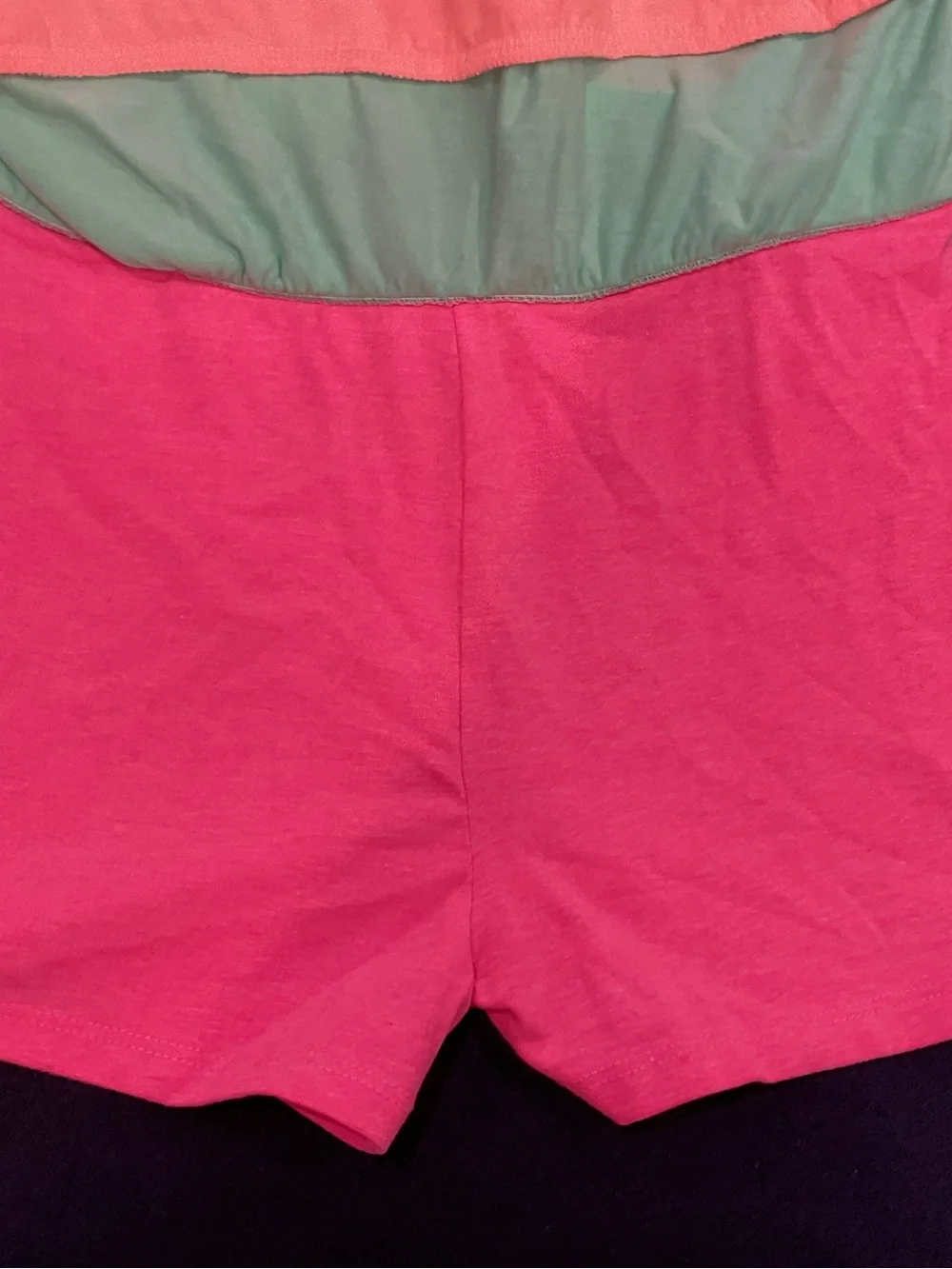 Cynthia Rowley Girls Pink & Mint Ruffle Skirt Size M (7/8)